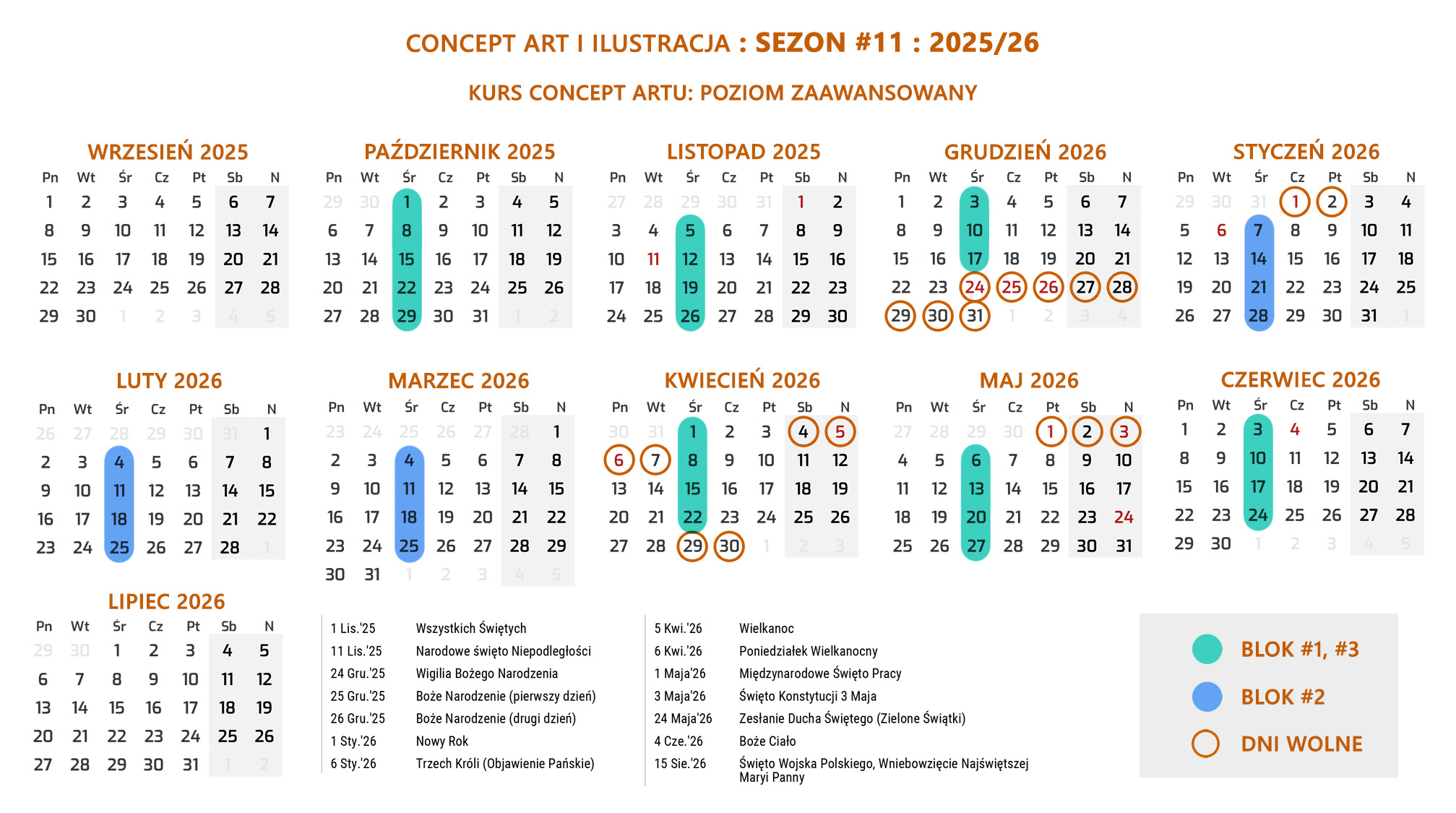Kalendarz Fenomenarium 2025/26