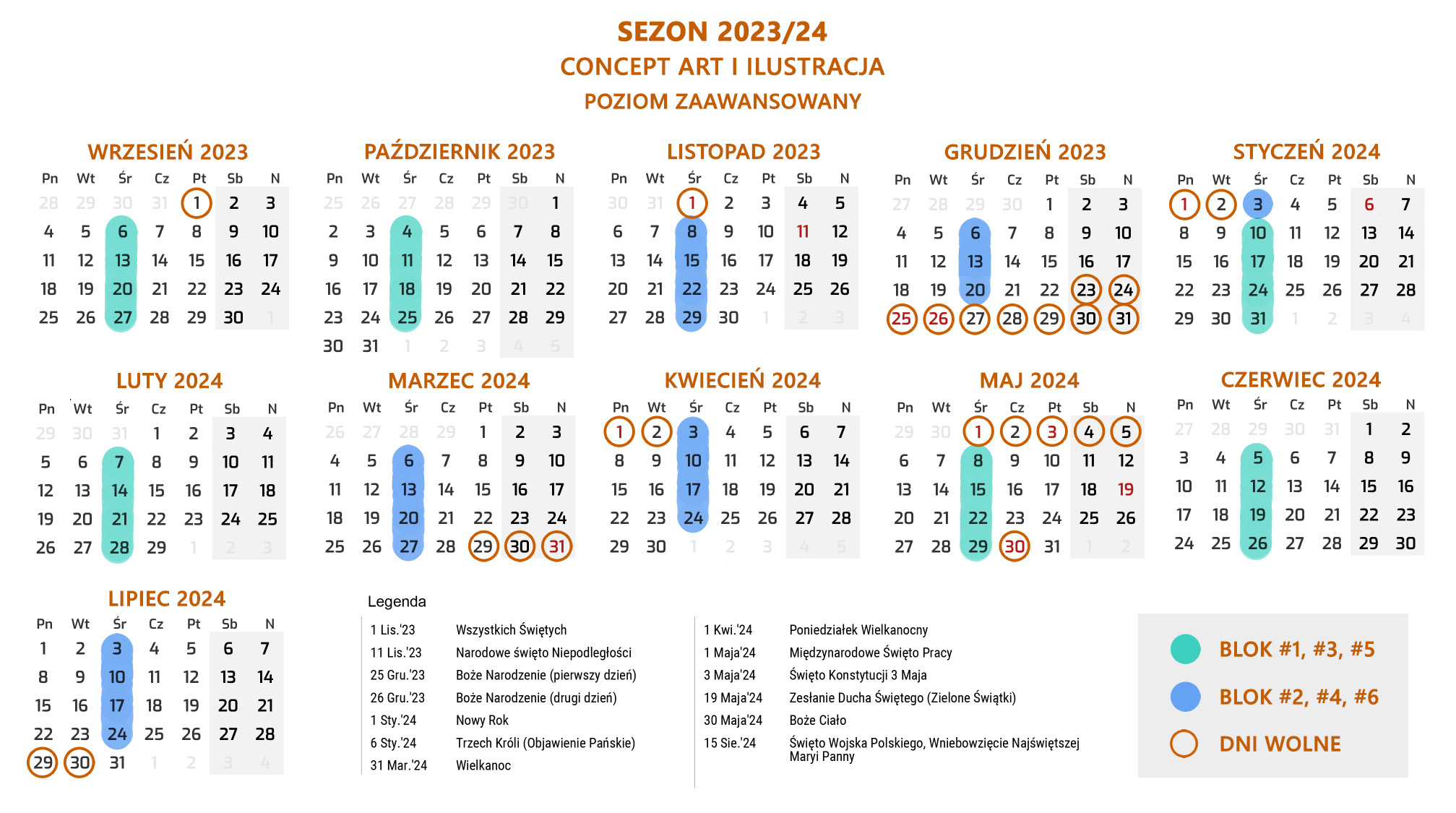 Kalendarz Fenomenarium 2023 24